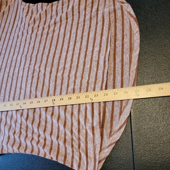 Jeans By Buffalo Striped Linen Poly Cotton Blend Shirt Size L Women’s Classic - Picture 7 of 7